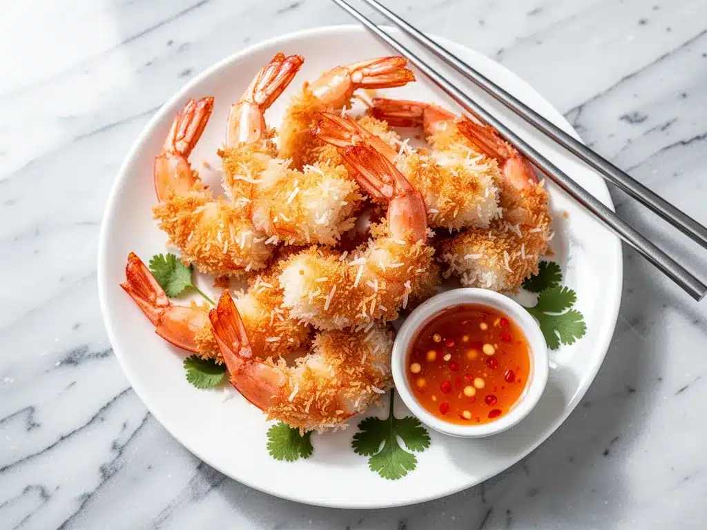 Air Fryer Coconut Shrimp: Best 10-Minute Sweet Chili Dip 4 Air Fryer Coconut Shrimp preparation steps