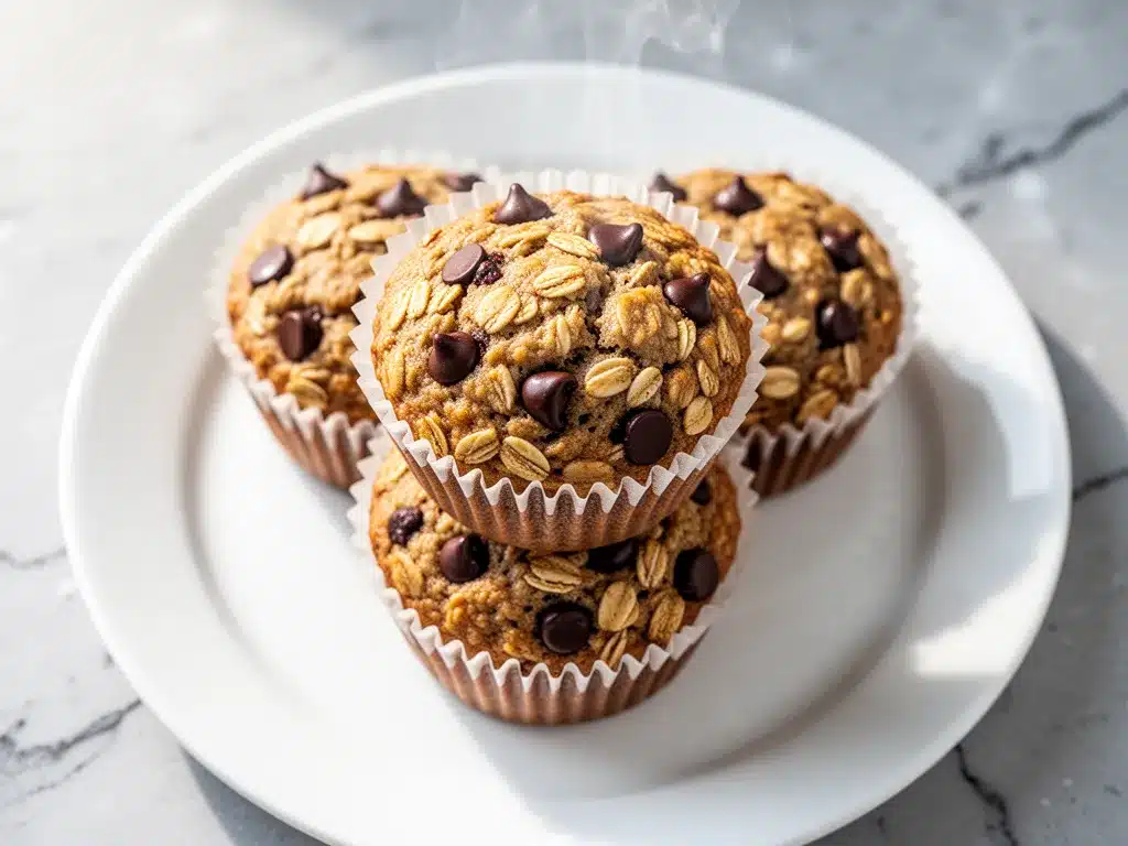 Back-to-School Banana Chocolate Chip Baked Oatmeal Cups 4 banana chocolate chip baked oatmeal cups preparation steps