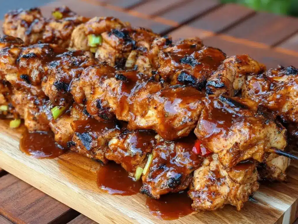 BBQ Chicken Skewers - featured image