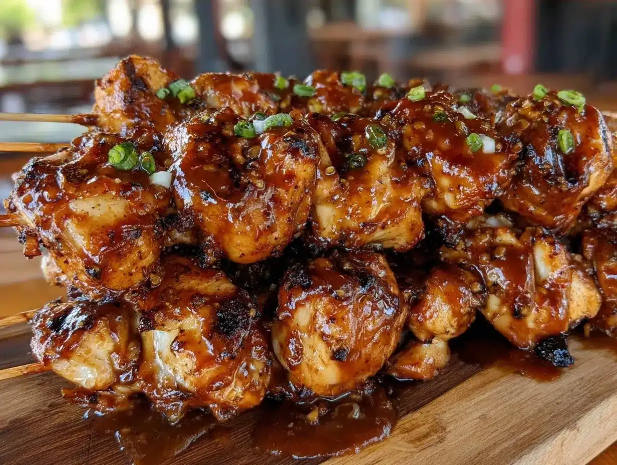 Labor Day BBQ Chicken Skewers: Easy Summer Dinner 4 BBQ Chicken Skewers preparation steps