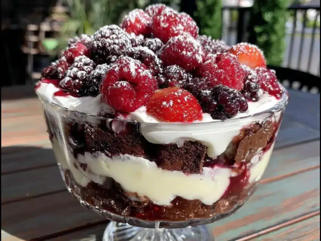 berry trifle - featured image