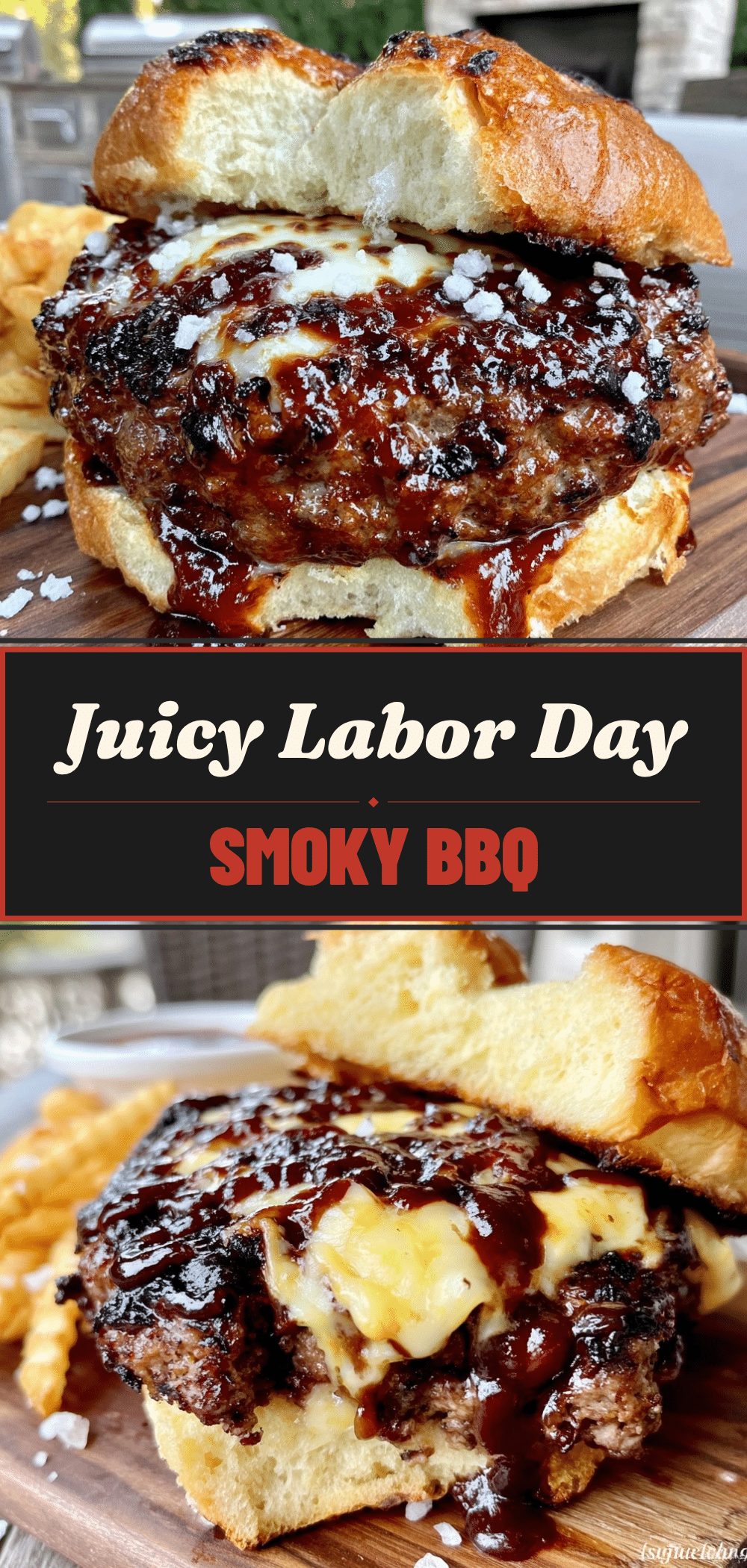 Labor Day Blackstone Grill Burgers with Smoky BBQ Sauce 5 Blackstone Grill Burgers recipe