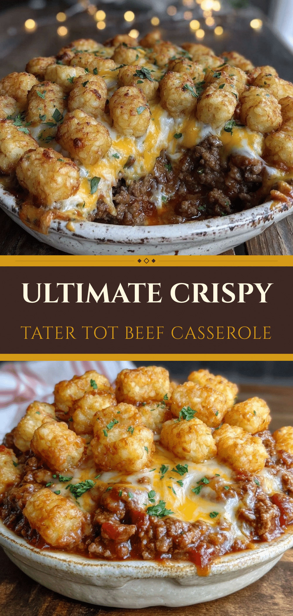 Cheesy Ground Beef Casserole: Easy Tater Tot Dinner 5 cheesy ground beef casserole recipe