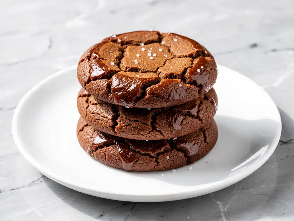 chewy ginger molasses cookies - featured image