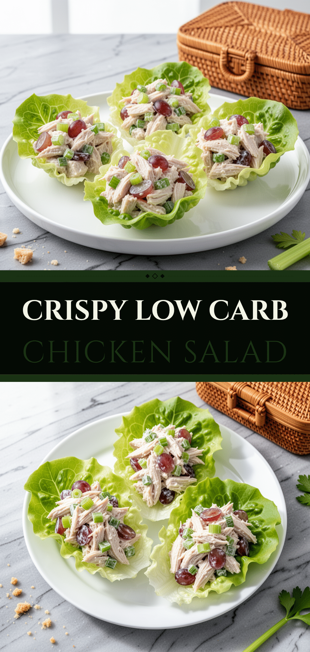 Chicken Salad Lettuce Wraps: 5 Easy Back-to-School Lunches 5 chicken salad lettuce wraps recipe