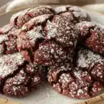chocolate crinkle cookies - featured image