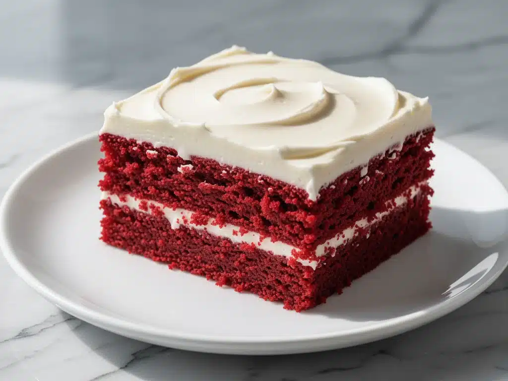 classic Southern red velvet sheet cake - featured image