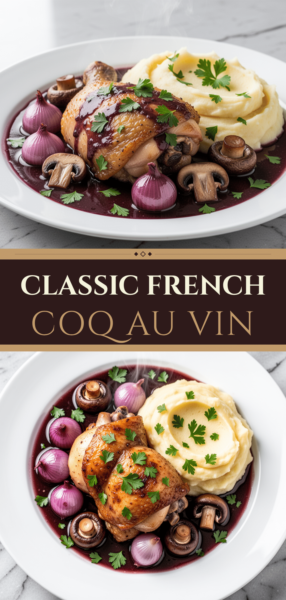Coq au Vin: 5 Best Easy French Dinner Party Recipes 5 Coq au Vin recipe