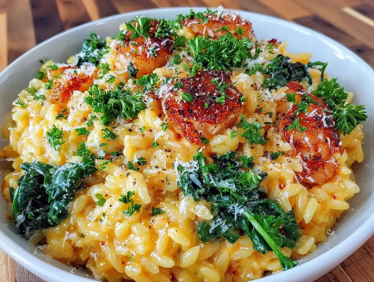 Creamy Orzo Pasta: Easy One-Pot Weeknight Dinner 4 creamy orzo pasta preparation steps