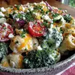 creamy ranch pasta salad - featured image
