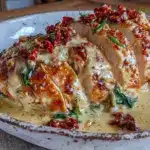 creamy tuscan chicken breast - featured image