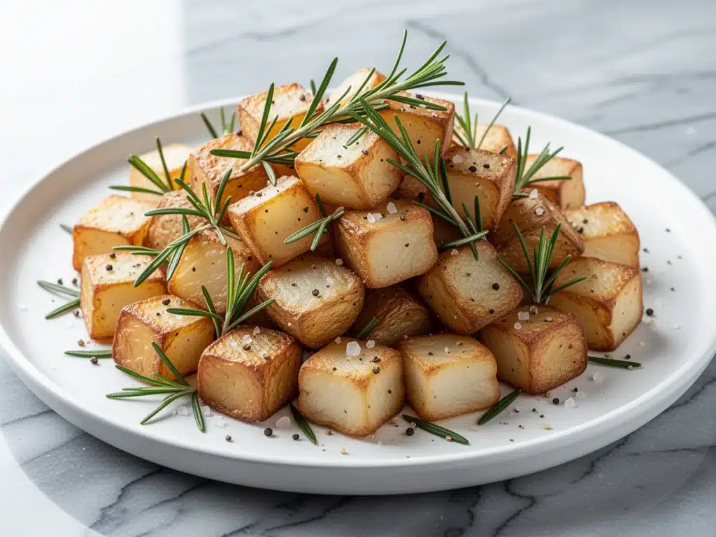 crispy air fryer home fries - featured image