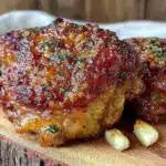 crispy baked chicken thighs - featured image