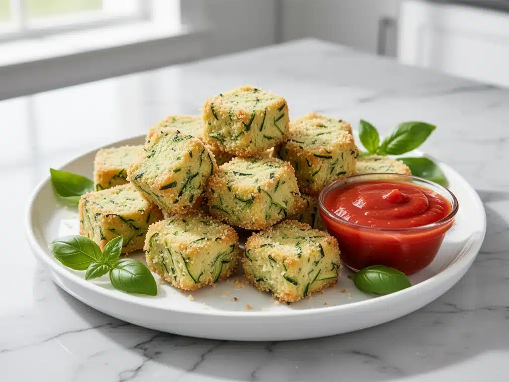 Crispy Baked Zucchini Tots - featured image
