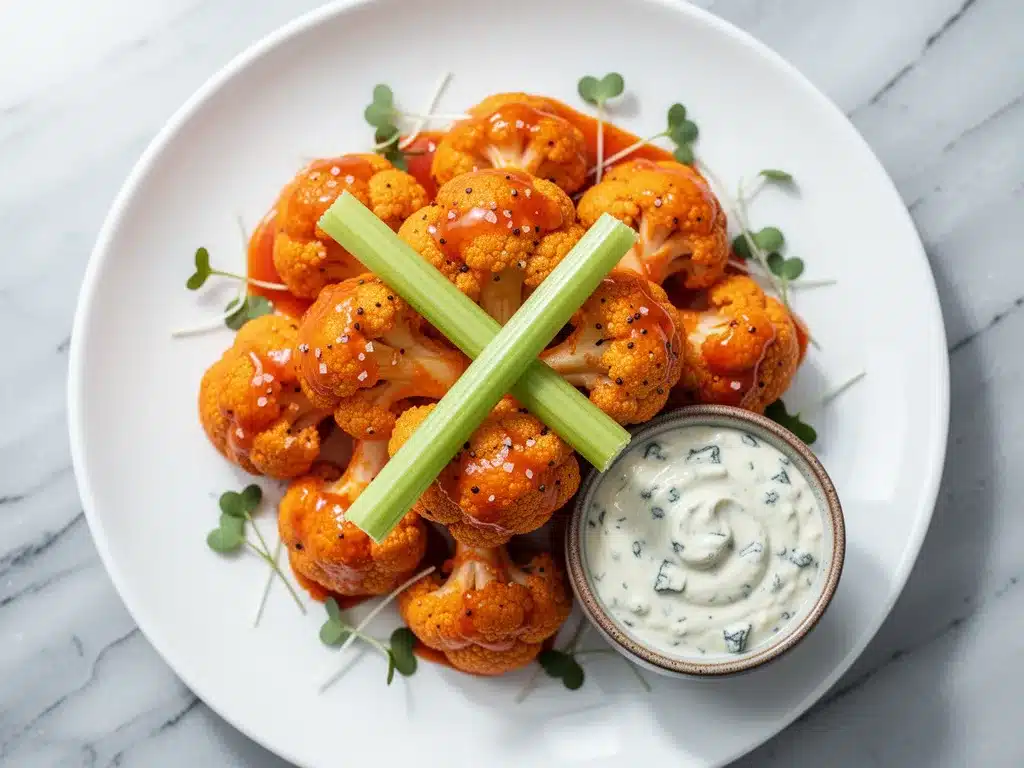 Crispy Buffalo Cauliflower Bites: 10-Min Weeknight Dinner 4 crispy buffalo cauliflower bites preparation steps