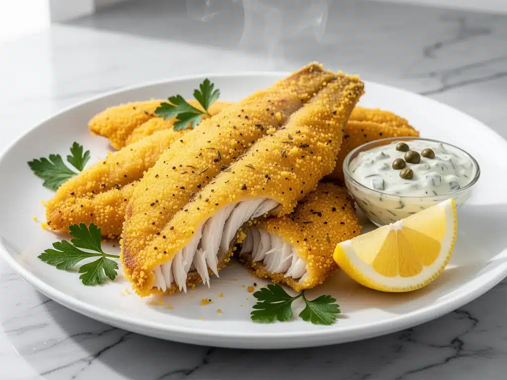 crispy buttermilk fried catfish - featured image