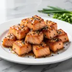 Crispy Honey Garlic Salmon Bites - featured image
