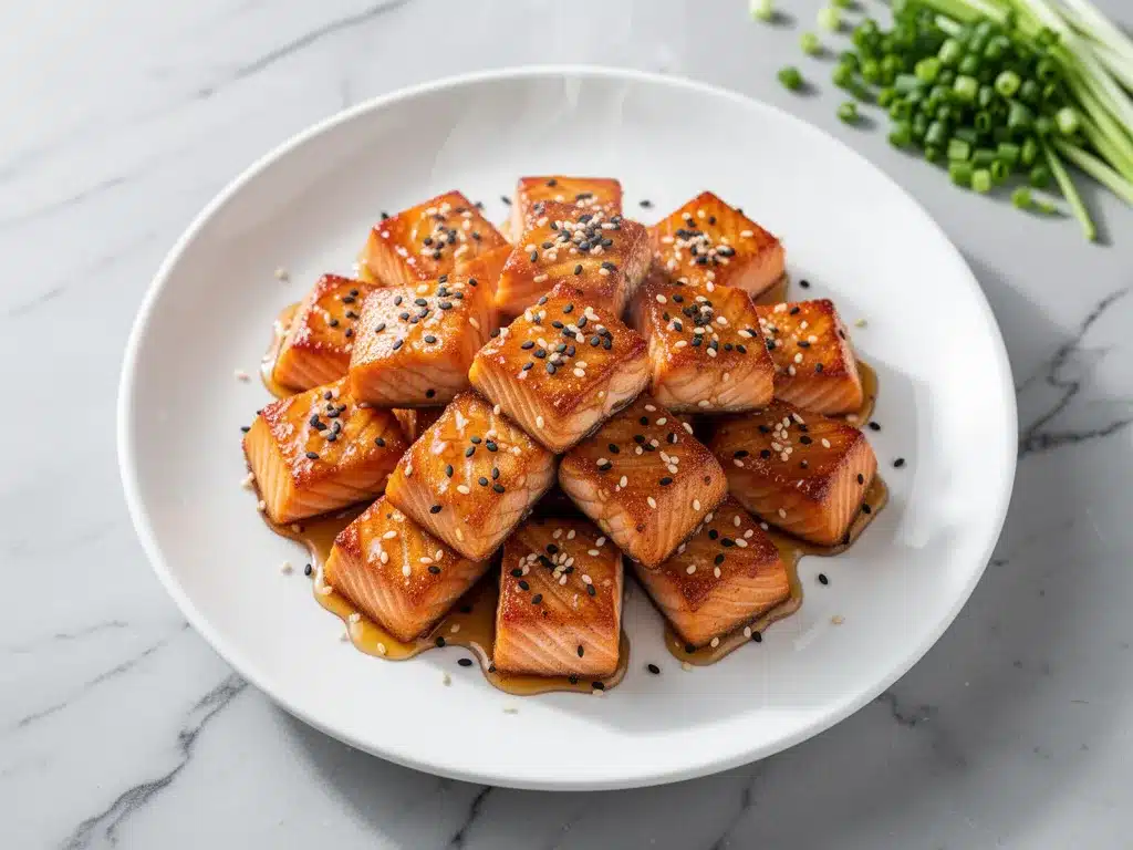 Crispy Honey Garlic Salmon Bites: 15-Min Dinner 4 Crispy Honey Garlic Salmon Bites preparation steps