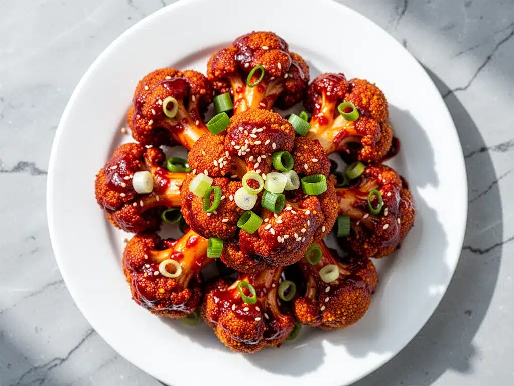 Crispy Korean Gochujang Cauliflower Wings: Best Vegan Recipe 4 Crispy Korean Gochujang Cauliflower Wings preparation steps