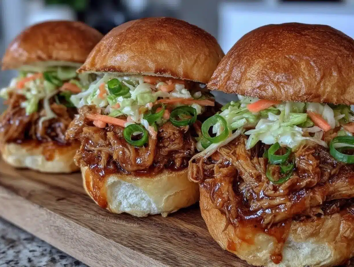 Labor Day Crockpot BBQ Pulled Chicken Sliders: Easy Weeknight Win 4 crockpot bbq pulled chicken sliders preparation steps