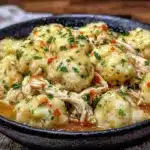 crockpot chicken and dumplings - featured image