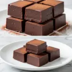 dairy-free chocolate avocado fudge squares - featured image