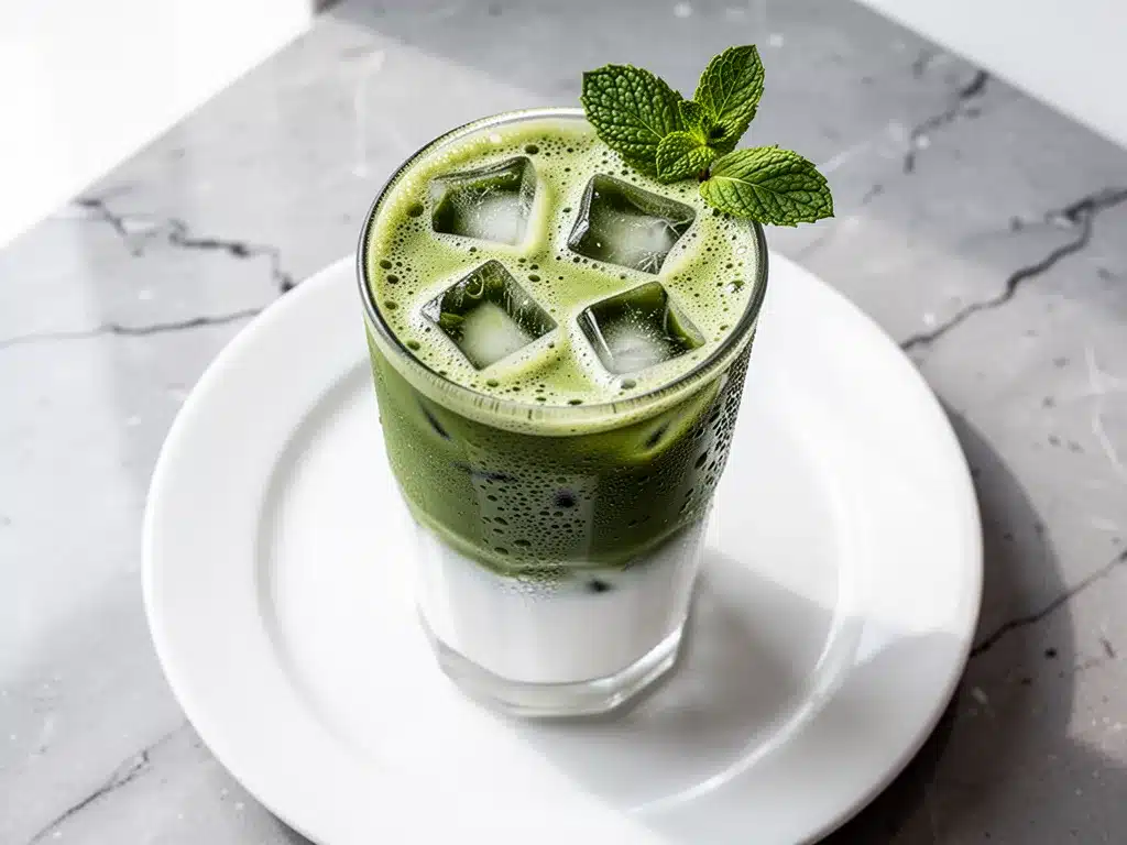 Dairy-Free Iced Matcha Coconut Latte: Perfect 5-Minute Recipe 3 dairy-free iced matcha coconut latte preparation steps