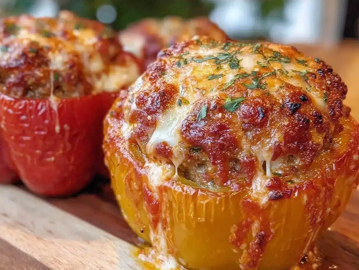 Easy Ground Turkey Stuffed Peppers: 5pm Dinner Win 4 easy ground turkey stuffed peppers preparation steps