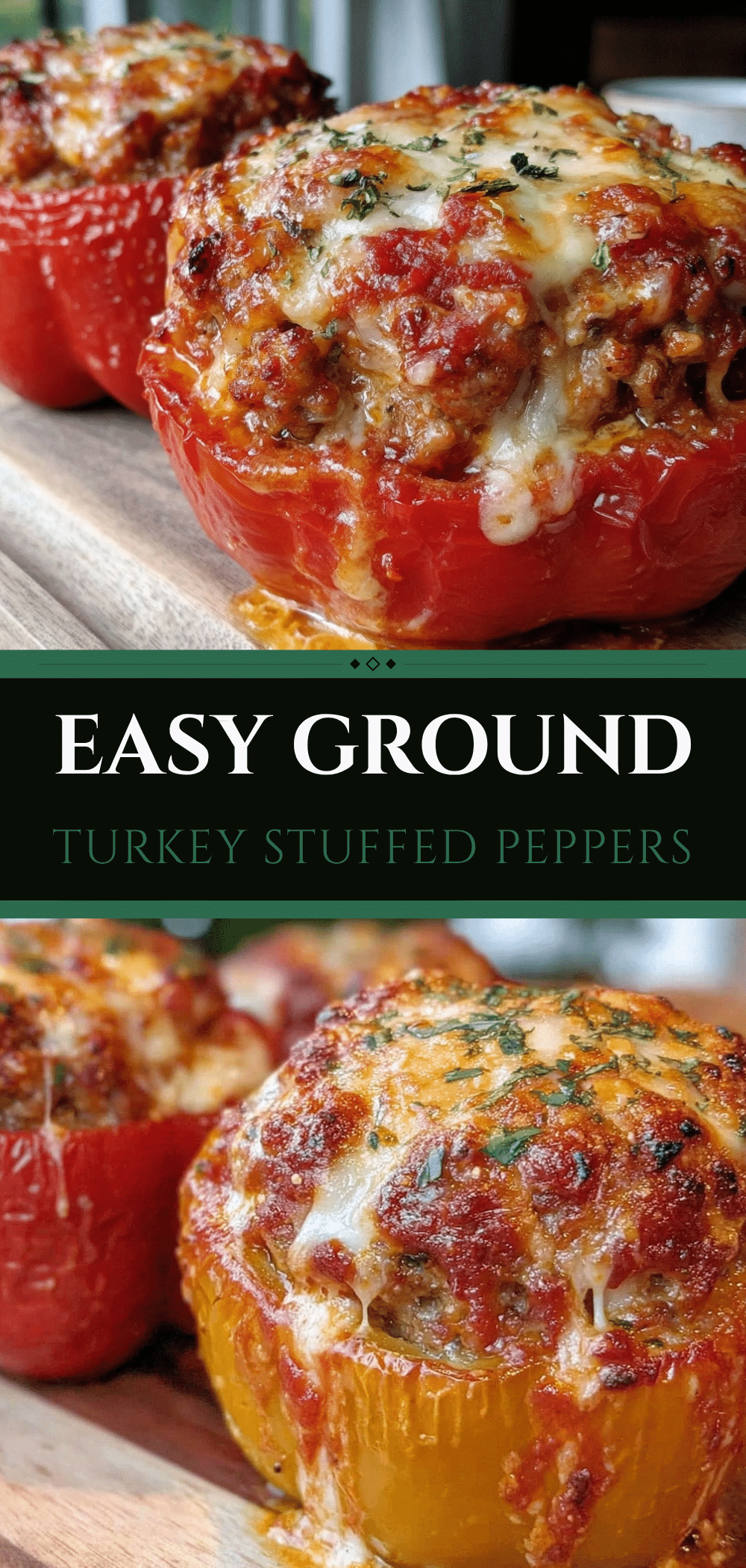 Easy Ground Turkey Stuffed Peppers: 5pm Dinner Win 5 easy ground turkey stuffed peppers recipe