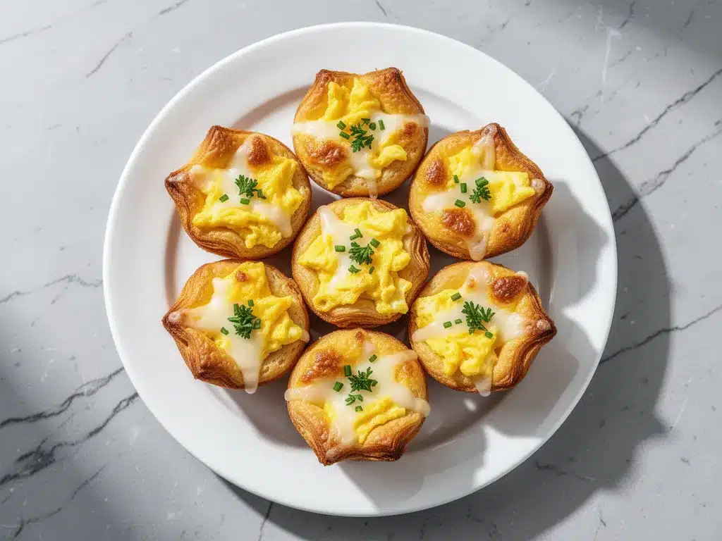 Easy Back-to-School Egg and Cheese Breakfast Muffin Cups 4 egg and cheese breakfast muffin cups preparation steps