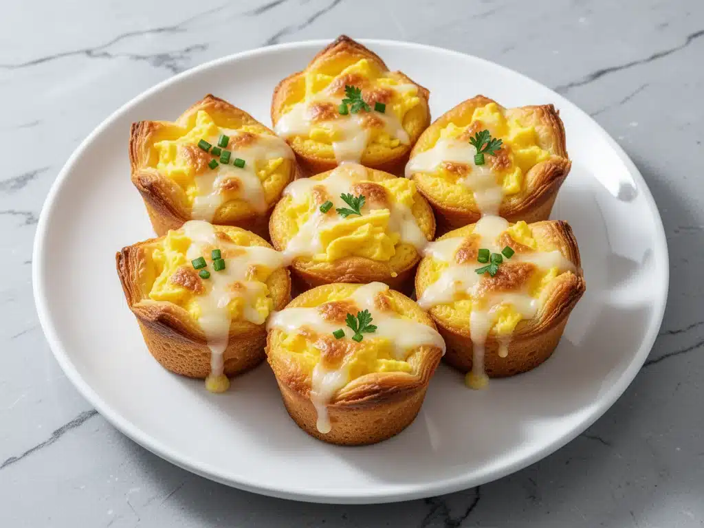 egg and cheese breakfast muffin cups - featured image