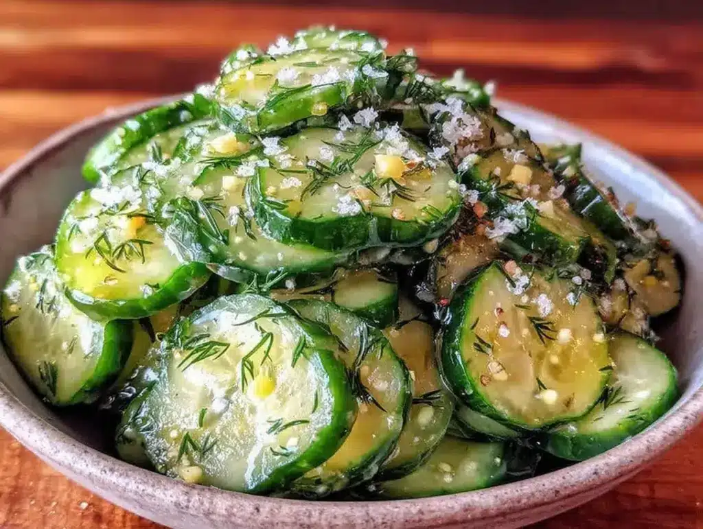End of Summer Cucumber Salad - featured image