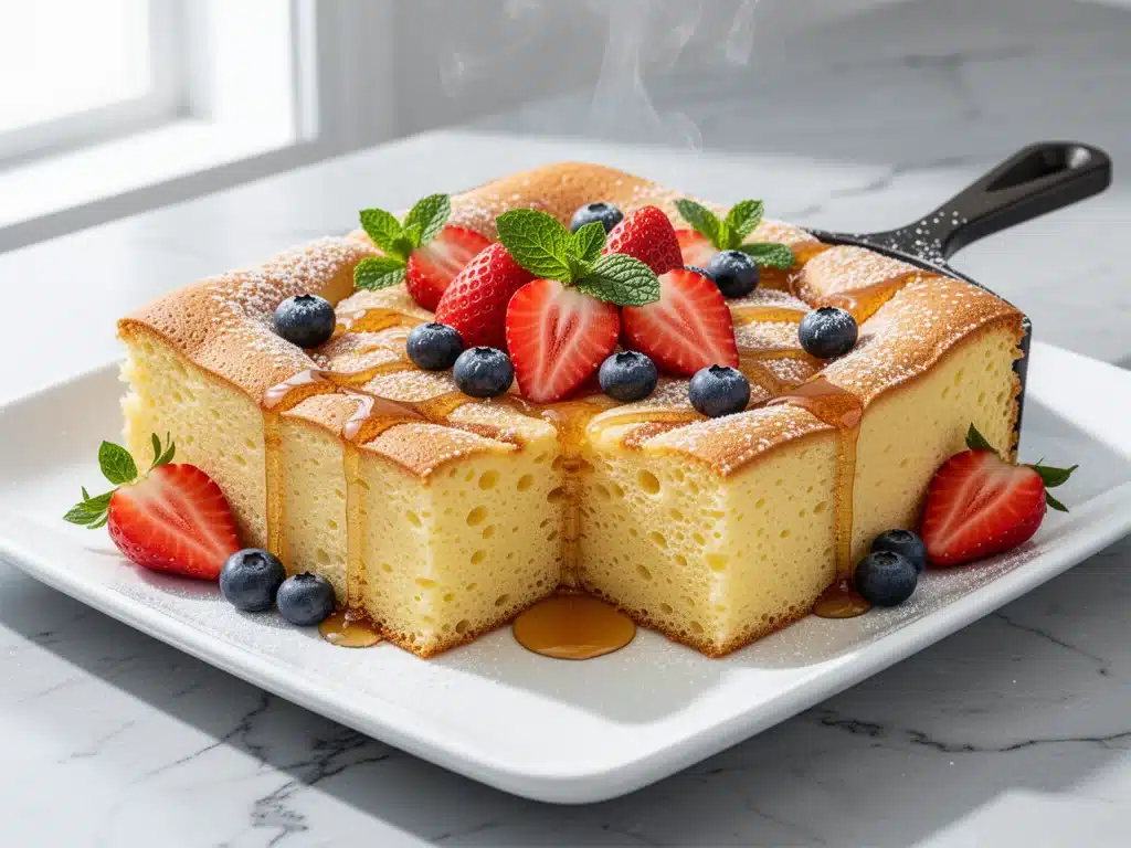 Fluffy Sheet Pan Pancakes - featured image
