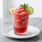 frozen watermelon lime slushie - featured image