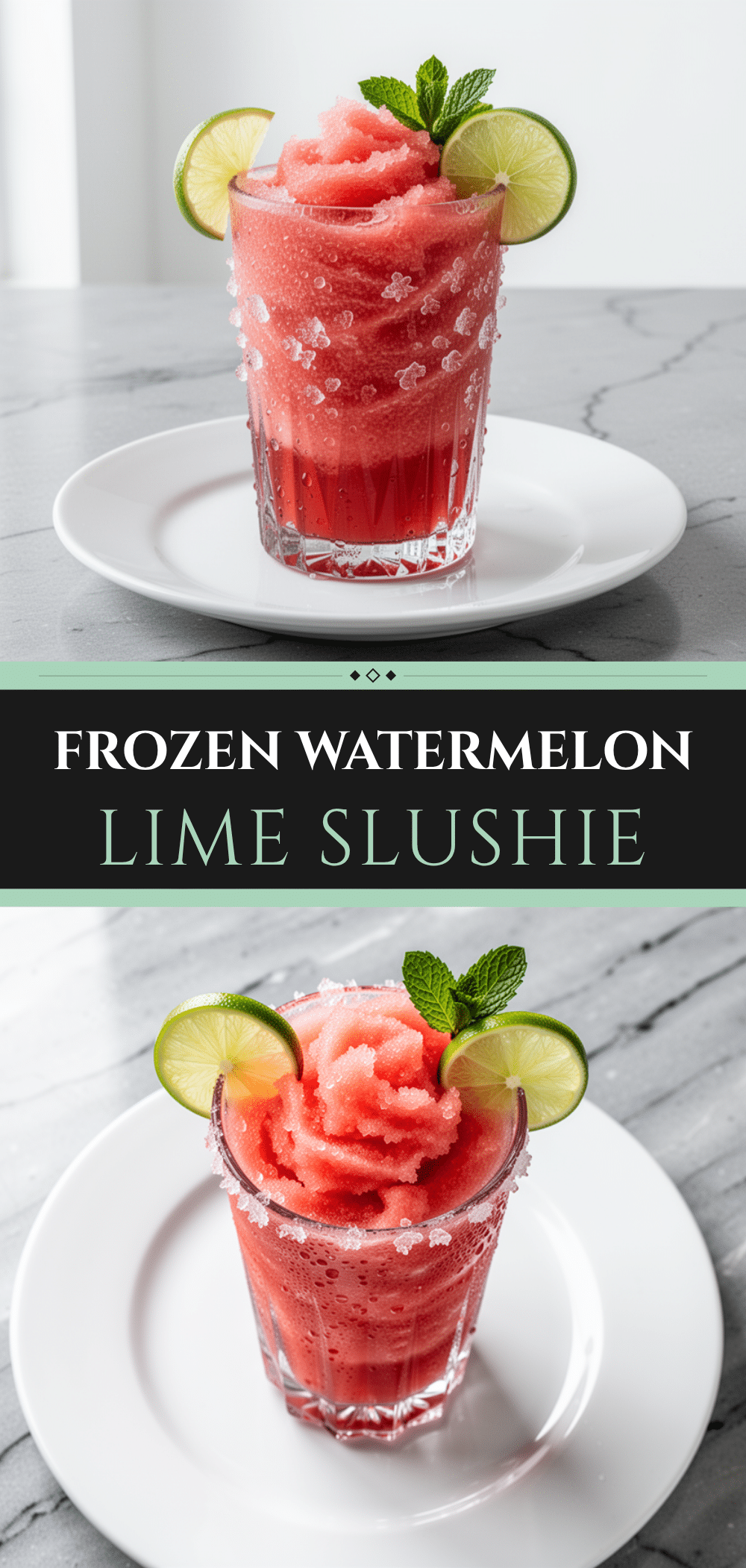 Frozen Watermelon Lime Slushie: Best 3-Ingredient Mocktail 5 frozen watermelon lime slushie recipe