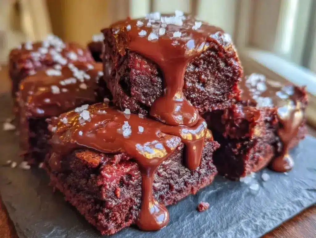 fudgy brownie bars - featured image