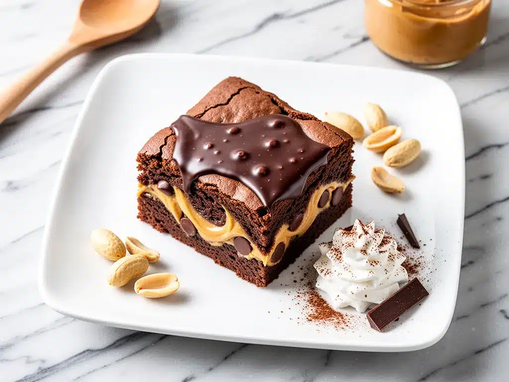 Fudgy Peanut Butter Brownies: Best Easy Homemade Recipe 4 fudgy peanut butter brownies preparation steps