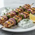 Greek Chicken Souvlaki Skewers - featured image