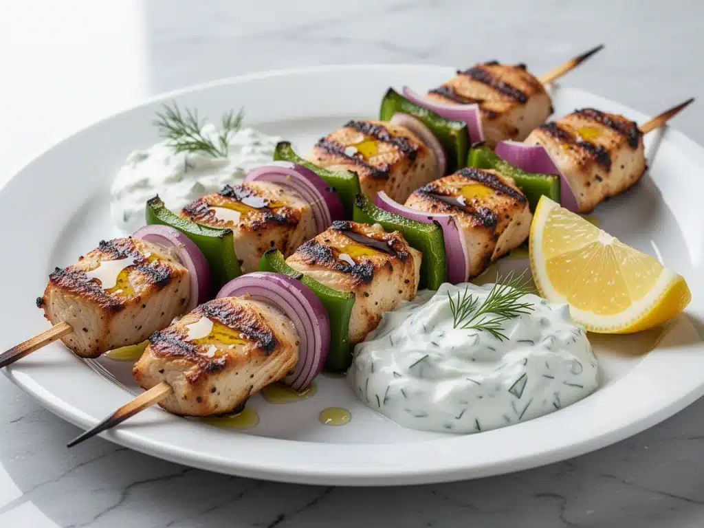Greek Chicken Souvlaki Skewers - featured image