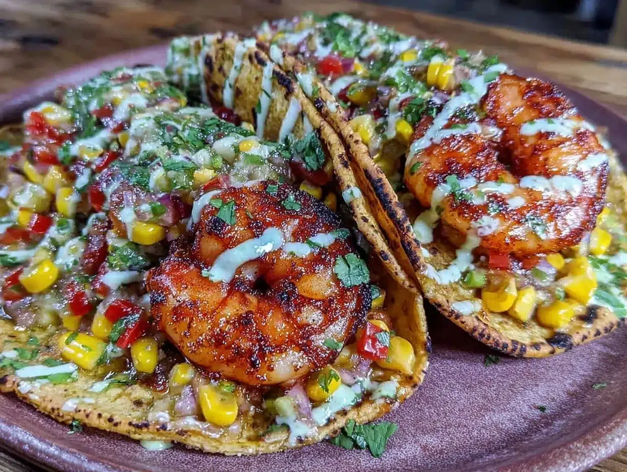 Grilled Shrimp Tacos: 15-Min Easy Weeknight Dinner 4 Grilled Shrimp Tacos preparation steps