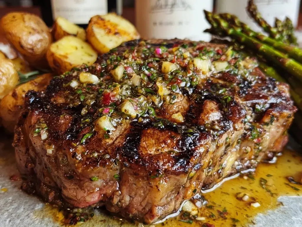 Grilled Steak with Chimichurri Sauce - featured image