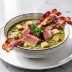 hearty ham and split pea soup - featured image