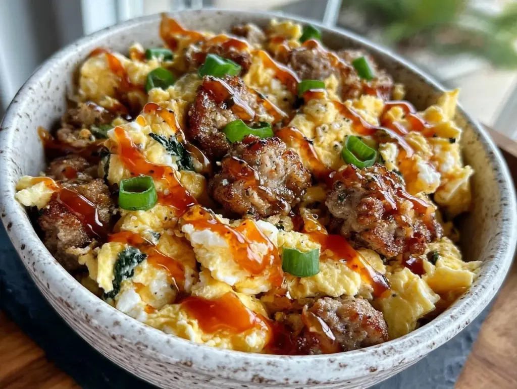 high protein egg bowl - featured image