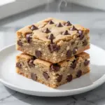 High-Protein Greek Yogurt Chocolate Chip Blondies - featured image
