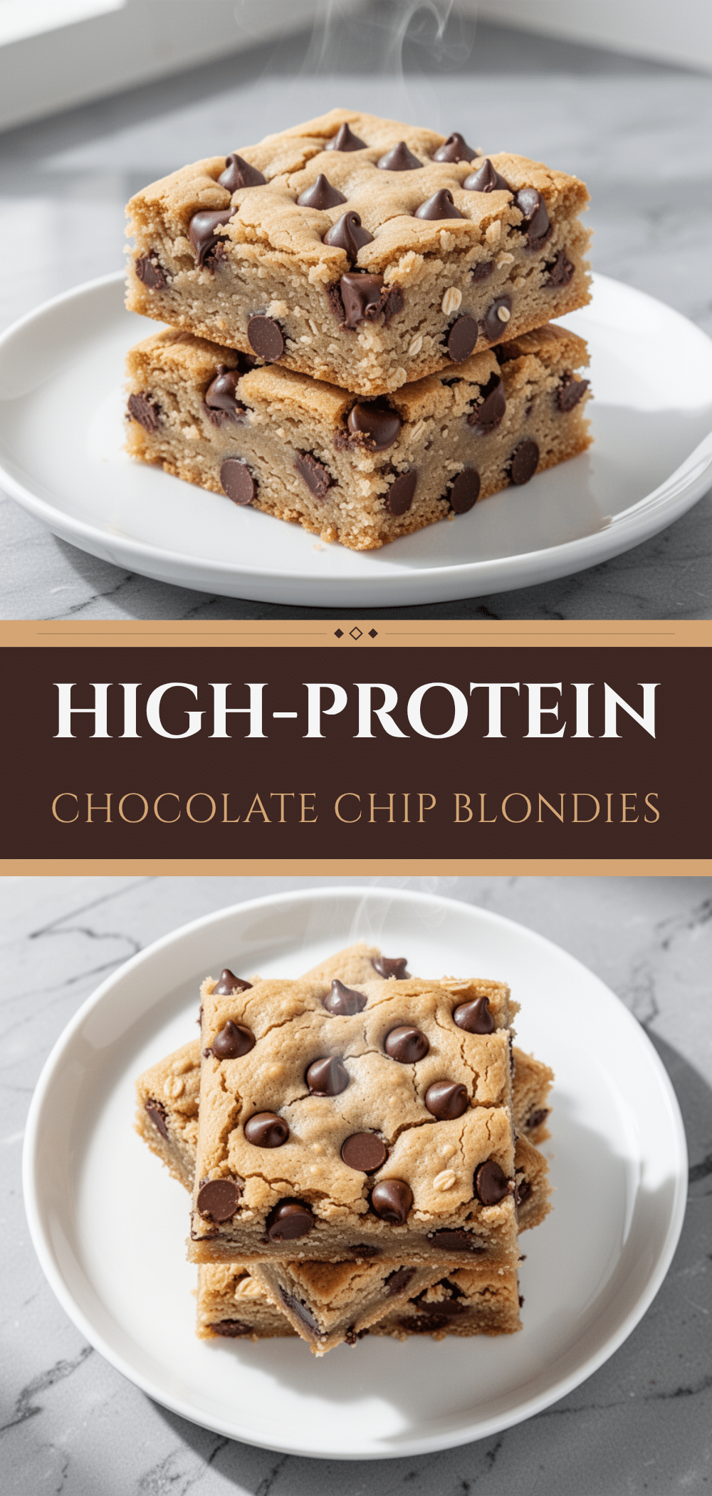 High-Protein Greek Yogurt Chocolate Chip Blondies: 6-Ingredient Easy Treat 5 High-Protein Greek Yogurt Chocolate Chip Blondies recipe