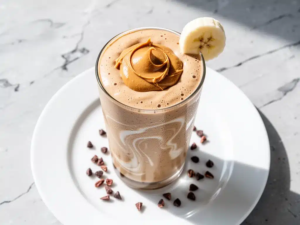 High-Protein Peanut Butter Banana Shake: Best 3-Ingredient Breakfast 4 High-Protein Peanut Butter Banana Shake preparation steps