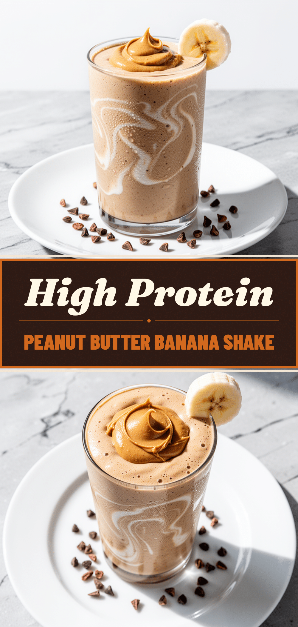 High-Protein Peanut Butter Banana Shake: Best 3-Ingredient Breakfast 5 High-Protein Peanut Butter Banana Shake recipe