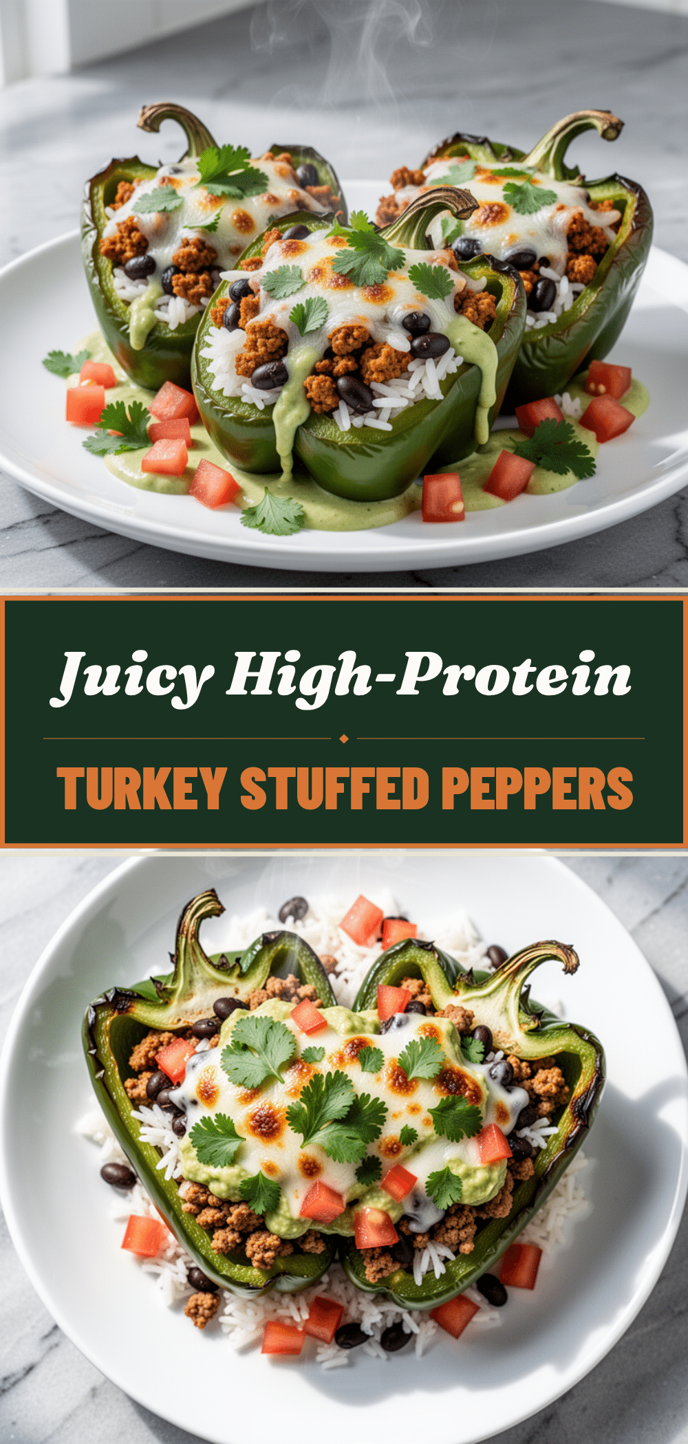 High-Protein Turkey Taco Stuffed Bell Peppers 5 high-protein turkey taco stuffed bell peppers recipe