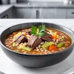 Instant Pot Beef and Barley Stew - featured image