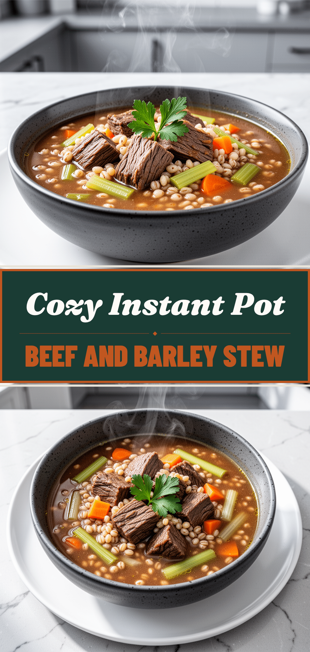 Instant Pot Beef and Barley Stew: 30-Minute Dinner 5 Instant Pot Beef and Barley Stew recipe